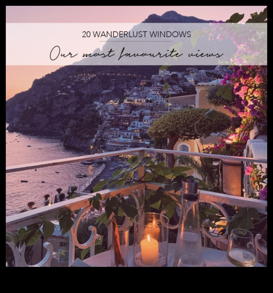 Wanderlust Windows: A Sightseer's Panorama of the World