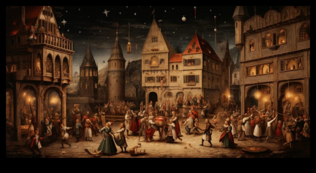 Γιορτές και Γιορτές: Γιορτάζοντας τη ζωή σε Μεσαιωνικές Καλλιτεχνικές Αναπαραστάσεις